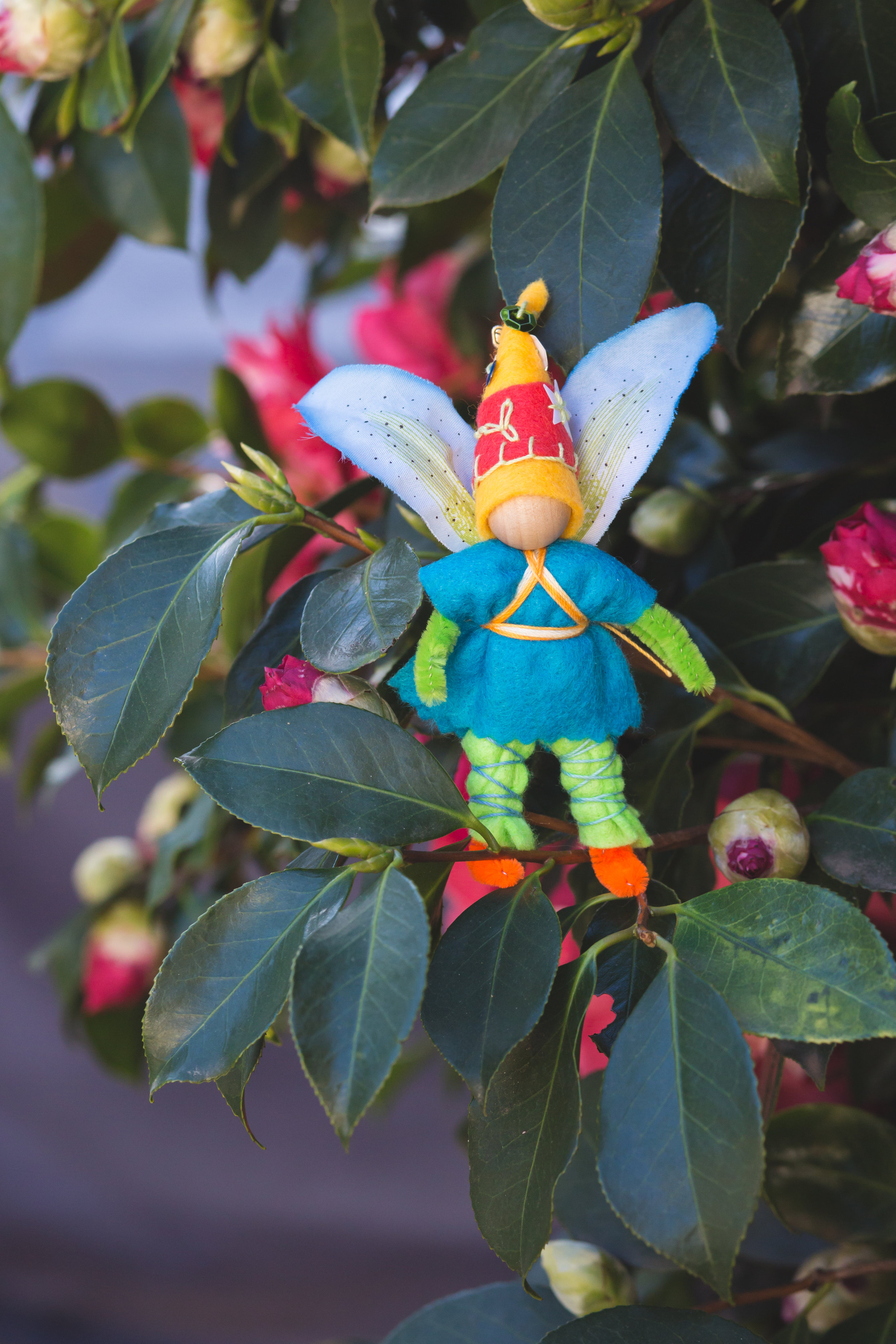 Fairy Bendy Doll for Spring | Learn to make your own enchanted crafts with simple supplies with the Forest Fairy Craft Books by Lenka Vodicka-Paredes and Asia Currie