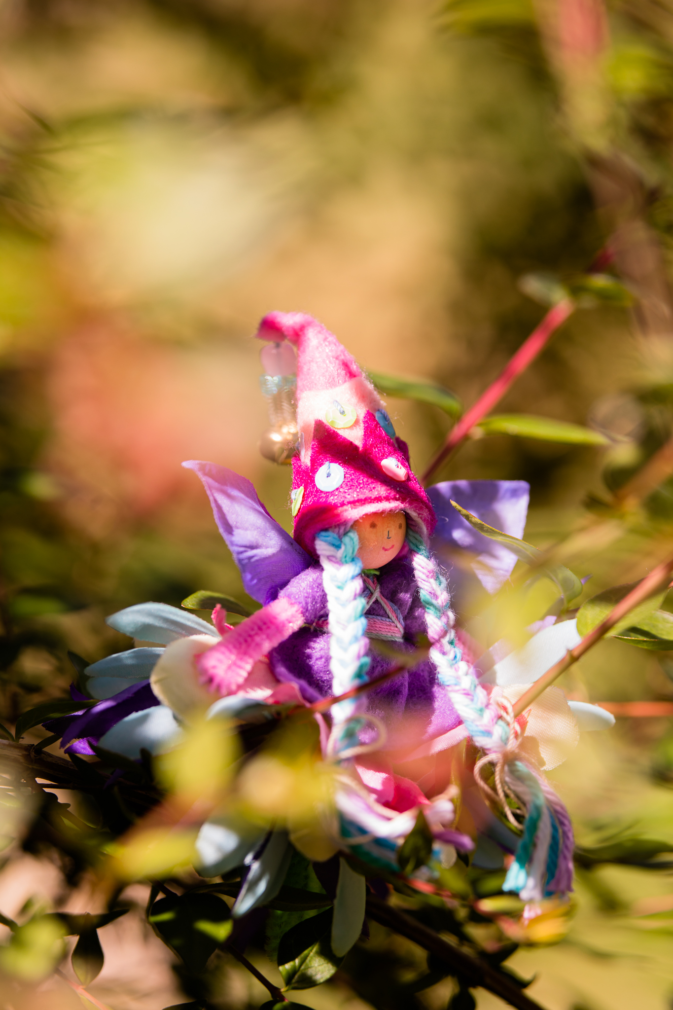 Summer Fairy Doll made with Magical Forest Fairy Crafts through the Seasons book by Lenka Vodicka-Paredes and Asia Currie | Charming and playful crafts for children