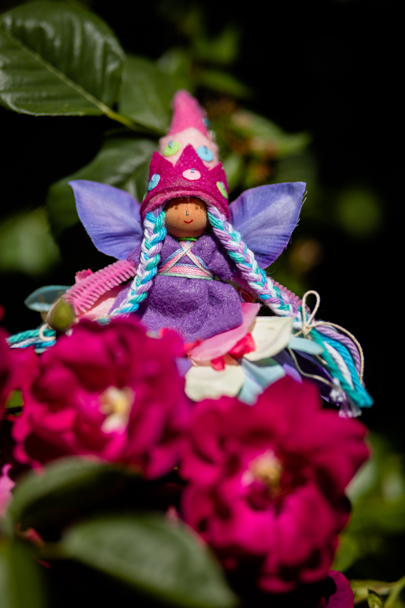 Summer Fairy Doll made with Magical Forest Fairy Crafts through the Seasons book by Lenka Vodicka-Paredes and Asia Currie | Charming and playful crafts for children