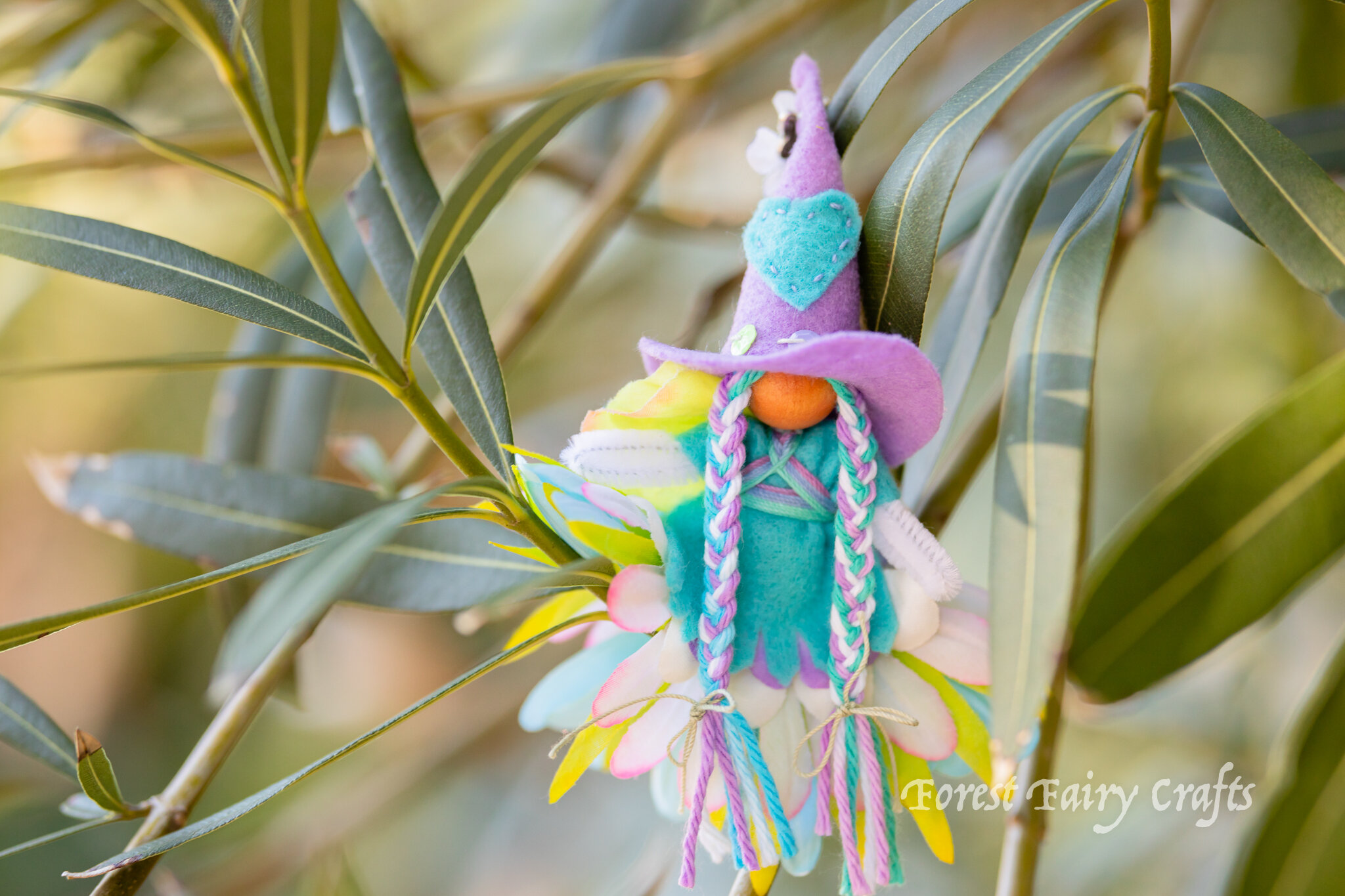 Fairy witch | Directions are in the Forest Fairy Crafts book by Lenka Vodicka-Paredes and Asia Currie