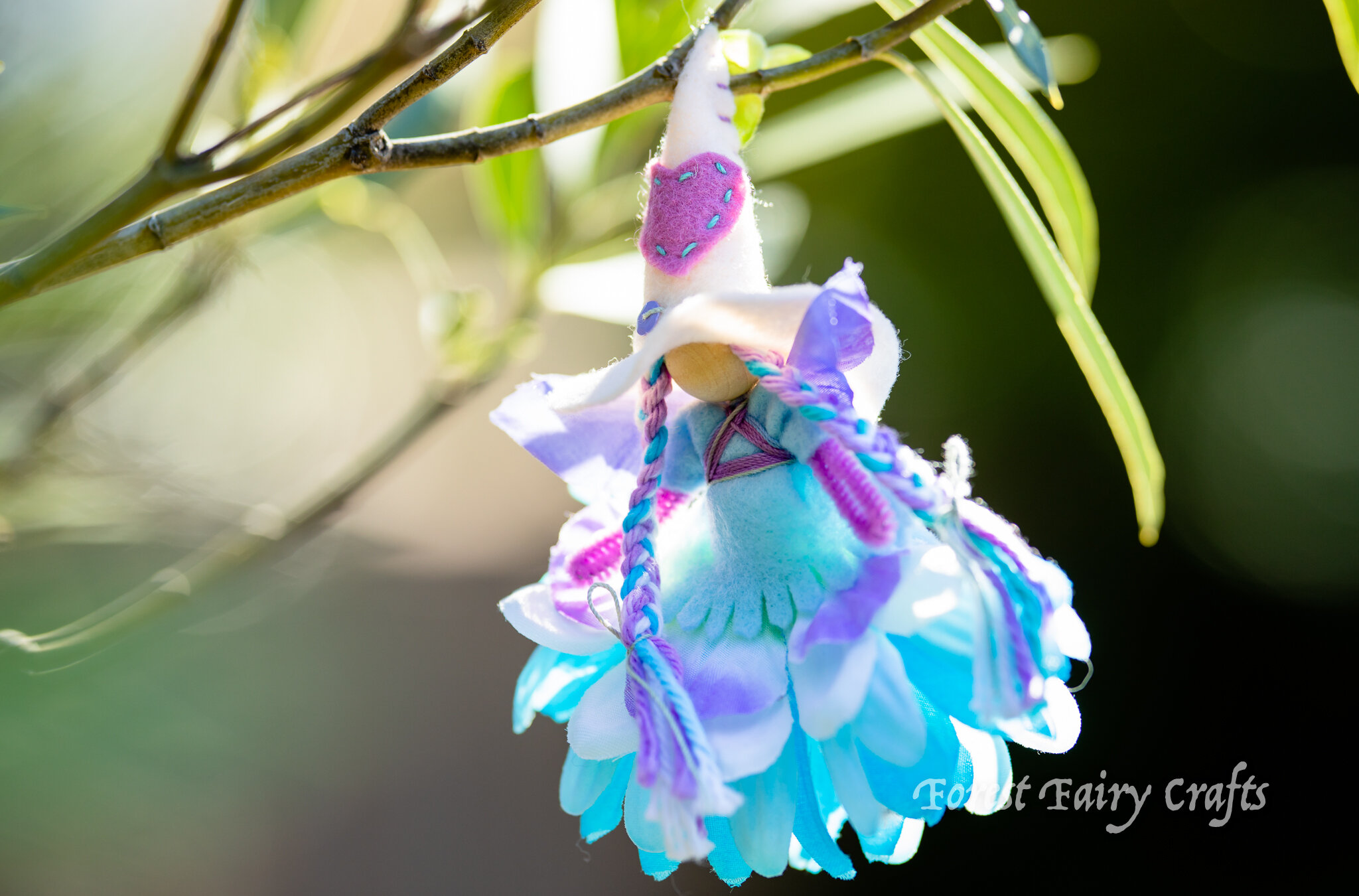 Fairy witch | Directions are in the Forest Fairy Crafts book by Lenka Vodicka-Paredes and Asia Currie