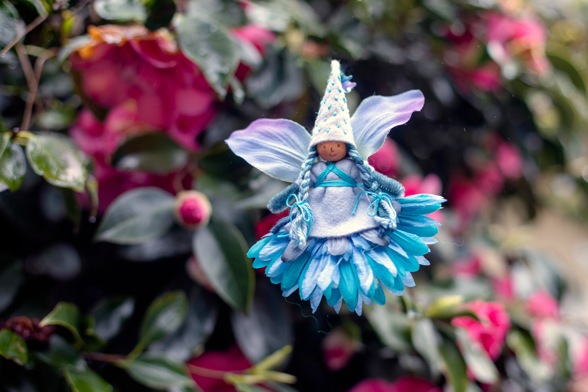 April Showers Fairy by Lenka Vodicka of Forest Fairy Crafts. Learn to make her with the book Magical Forest Fairy Crafts Through the Seasons