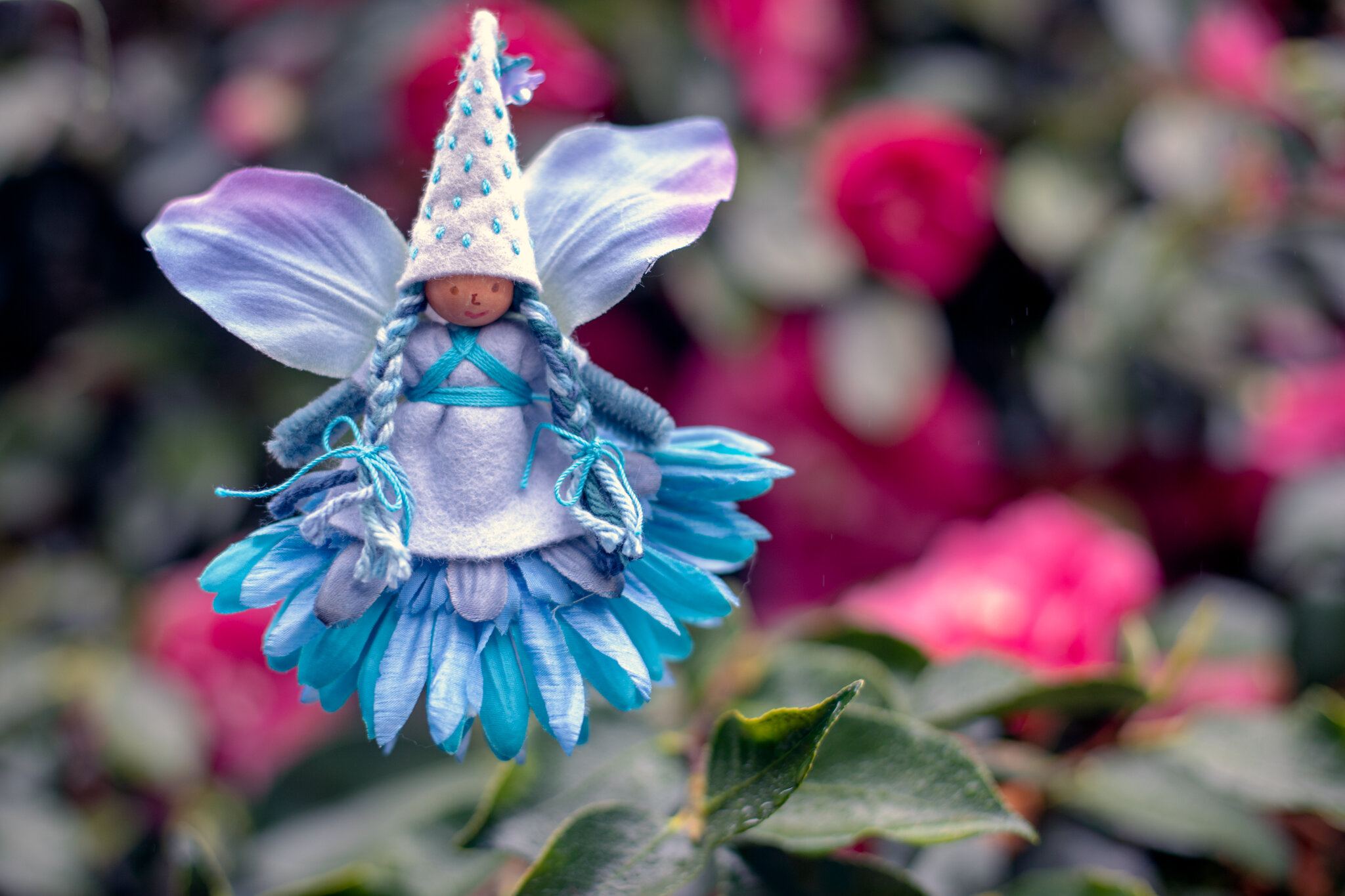 April Showers Fairy by Lenka Vodicka of Forest Fairy Crafts. Learn to make her with the book Magical Forest Fairy Crafts Through the Seasons