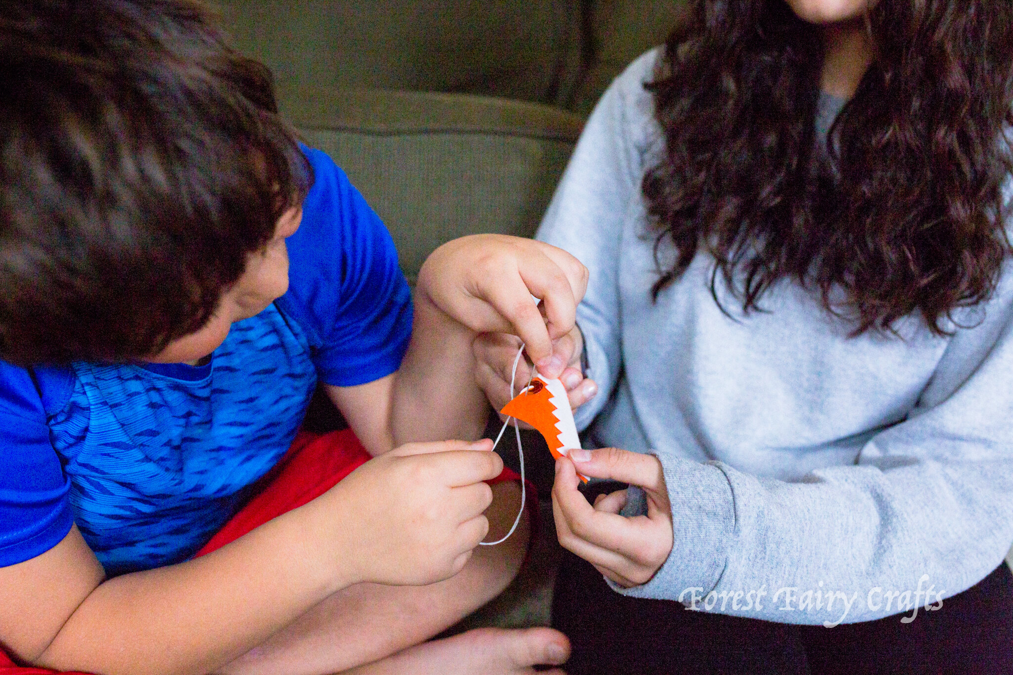 Sewing together. What is Handwork? Creative engagement with enchanted crafts with Forest Fairy Crafts