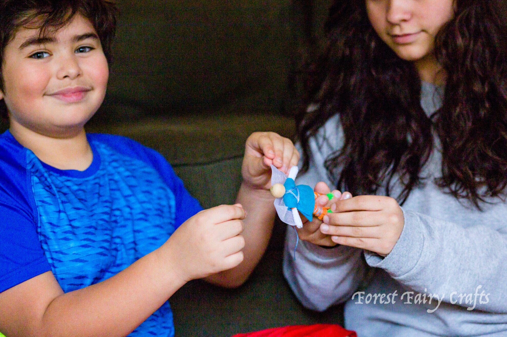 Sewing together. What is Handwork? Creative engagement with enchanted crafts with Forest Fairy Crafts