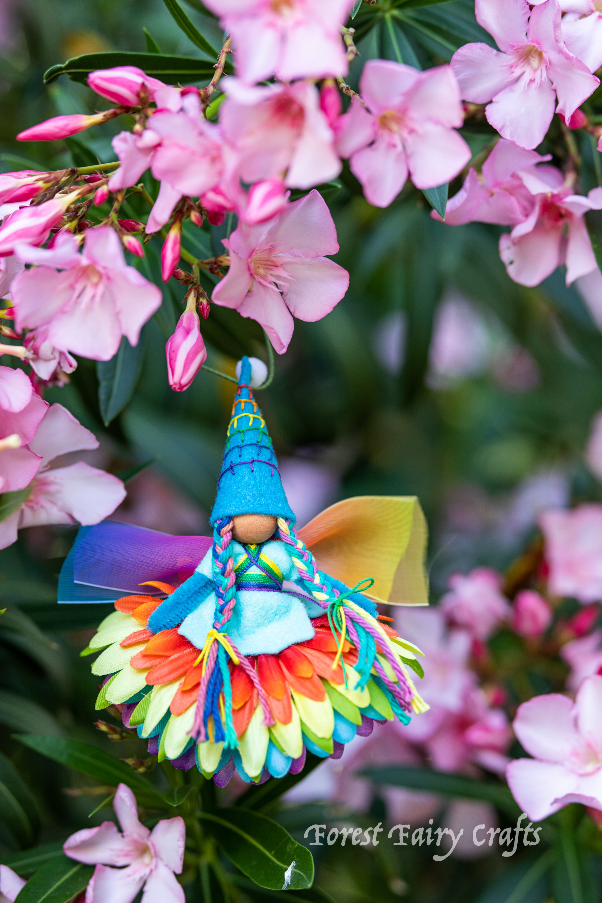 Rainbow Fairies by Forest Fairy Crafts made by Lenka Vodicka