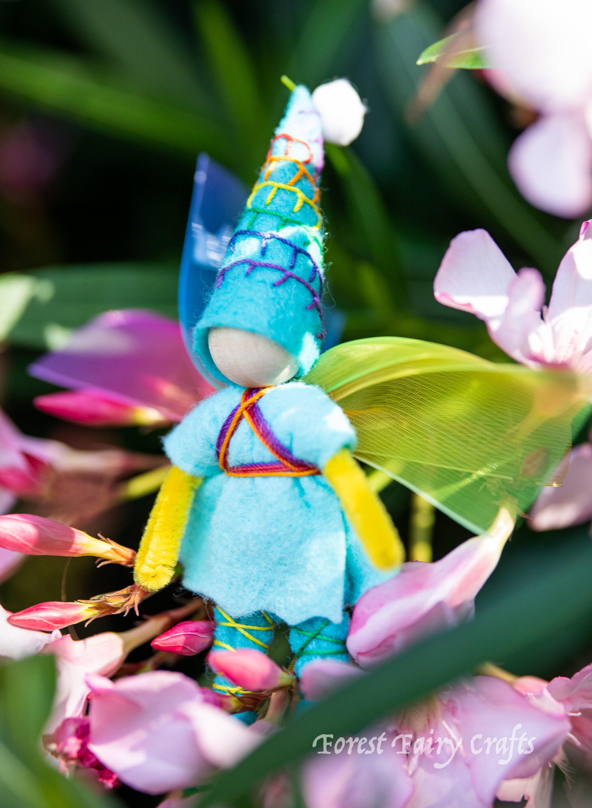 Rainbow Fairies by Forest Fairy Crafts made by Lenka Vodicka