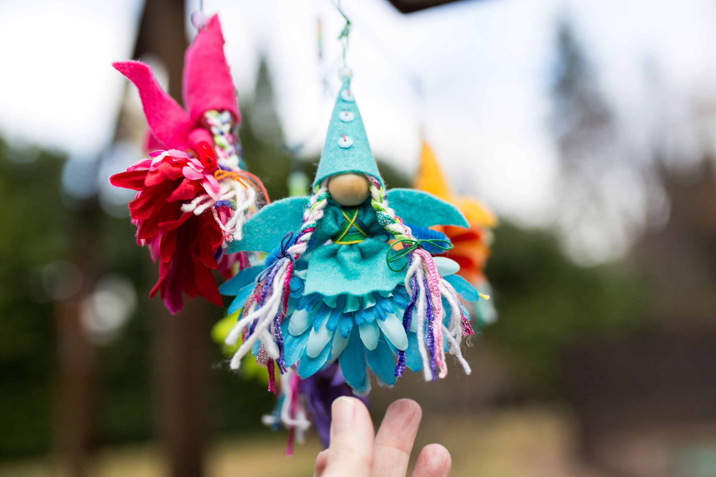 Rainbow Fairy Mobile by Forest Fairy Crafts | Make your own using the craft books by Lenka Vodicka-Paredes and Asia Currie (Copy)
