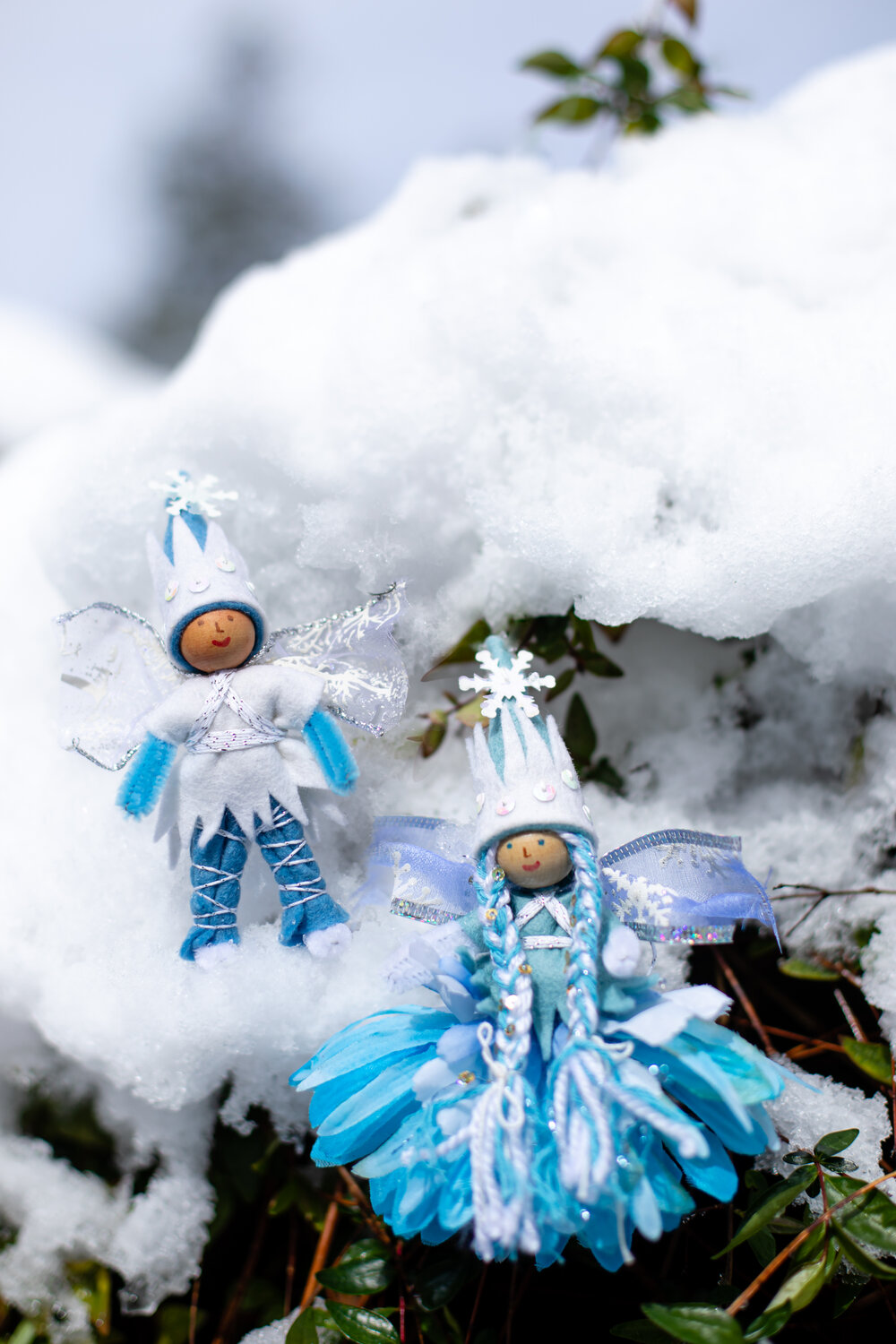 Handmade Holidays Winter Fairies with Forest Fairy Crafts for Seasonal Gifts and Decor