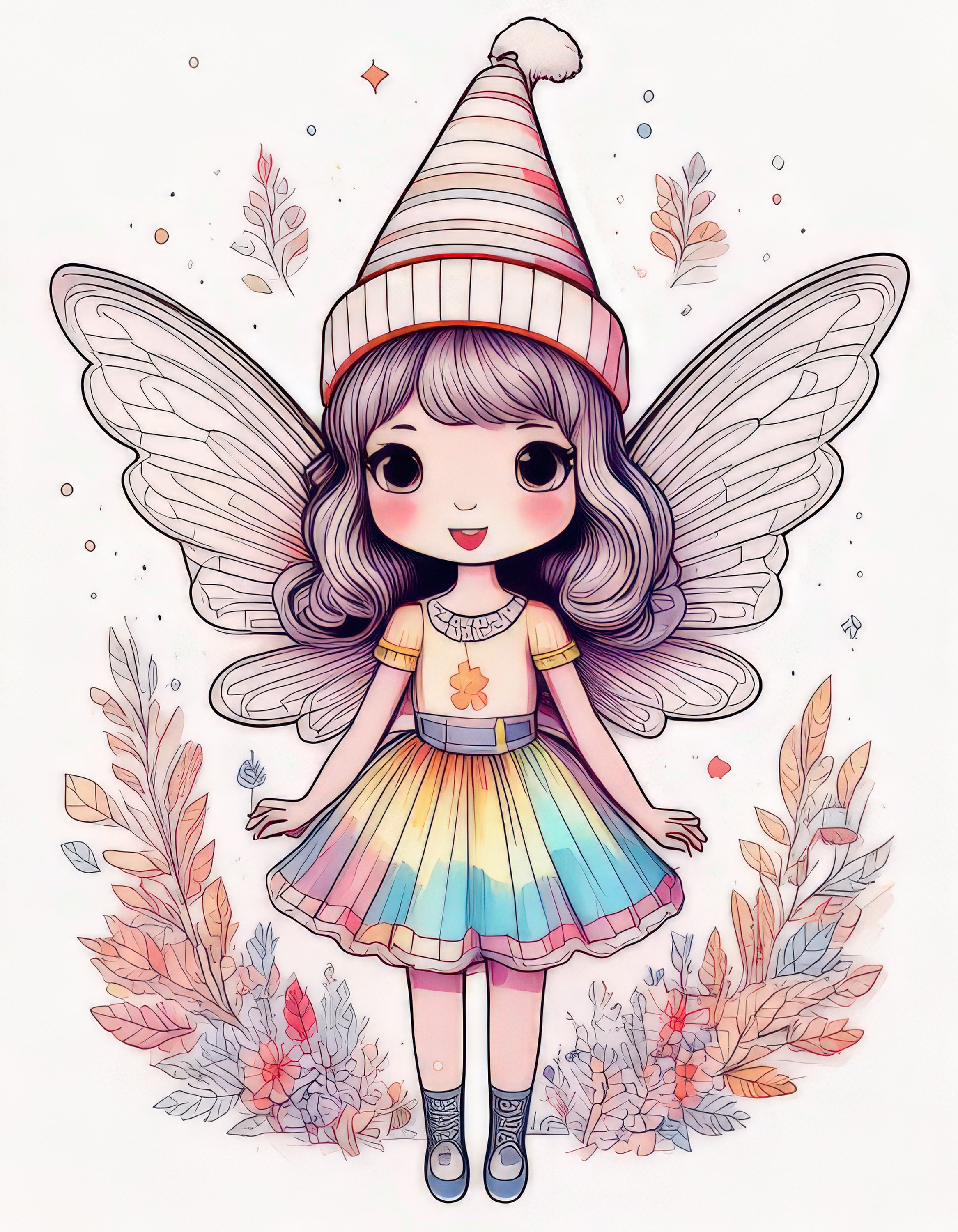 “This little one looks ready to lead a butterfly parade. Possibly keeps a secret cookie recipe.”