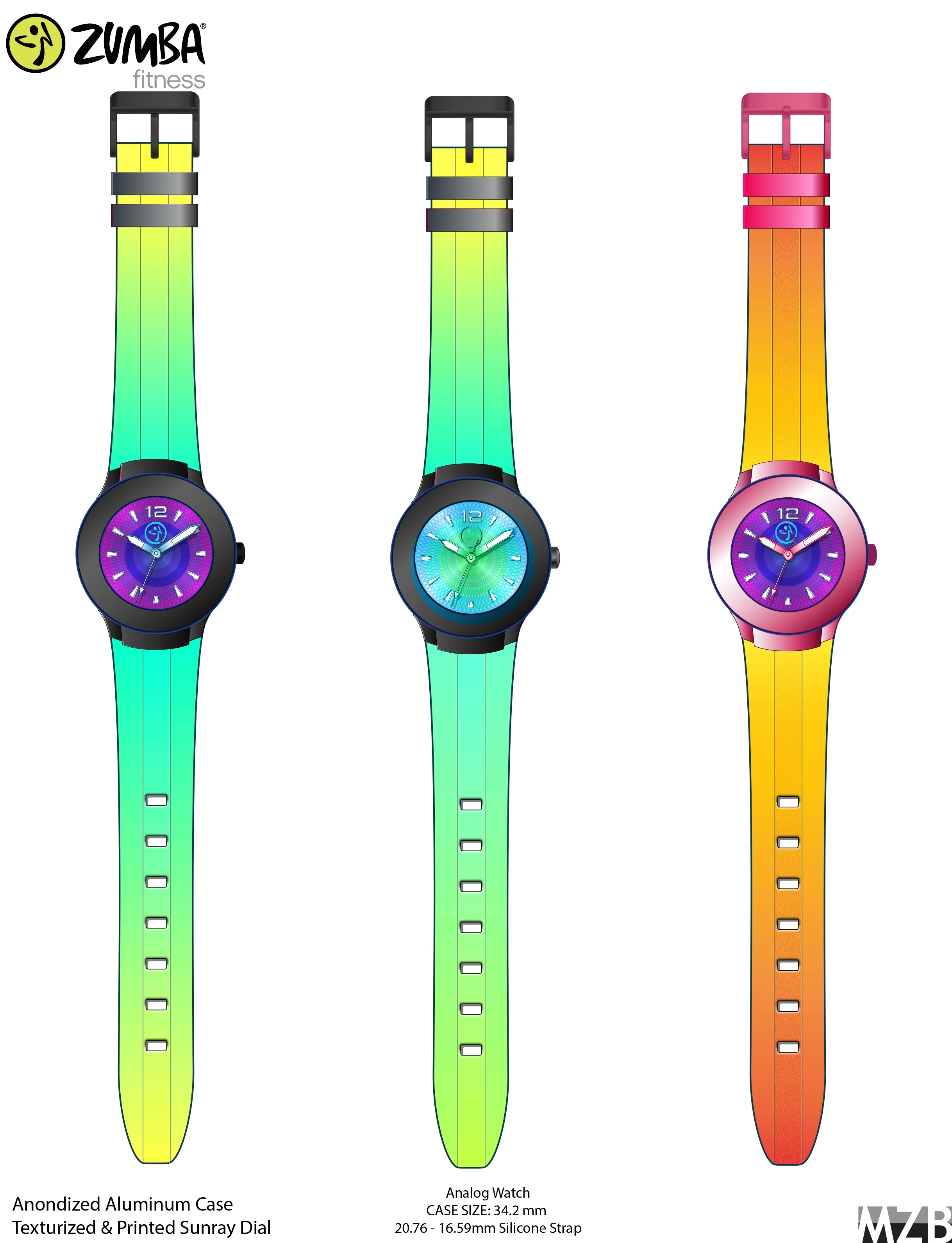 Rainbow Zumba Design