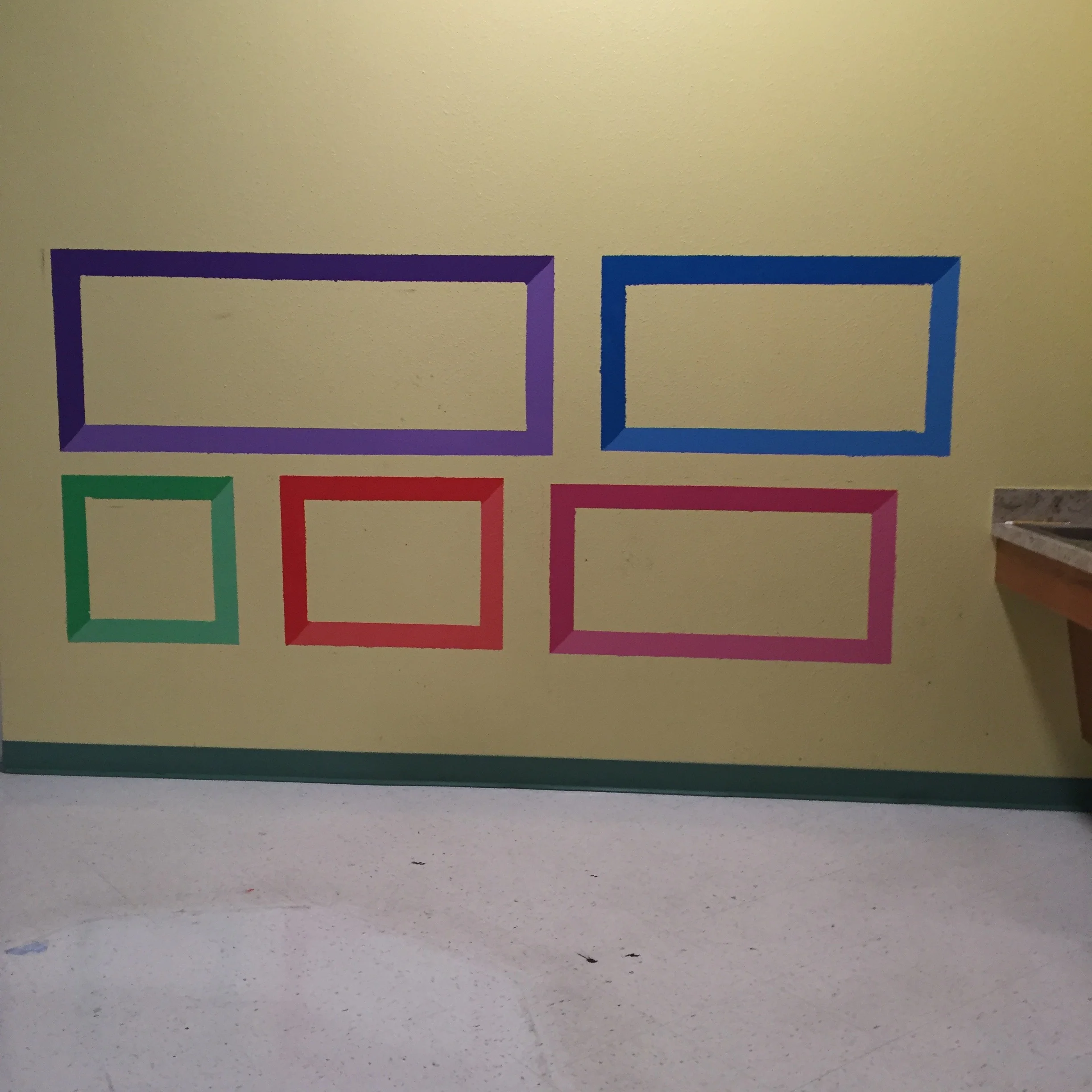 Painting began on April 17