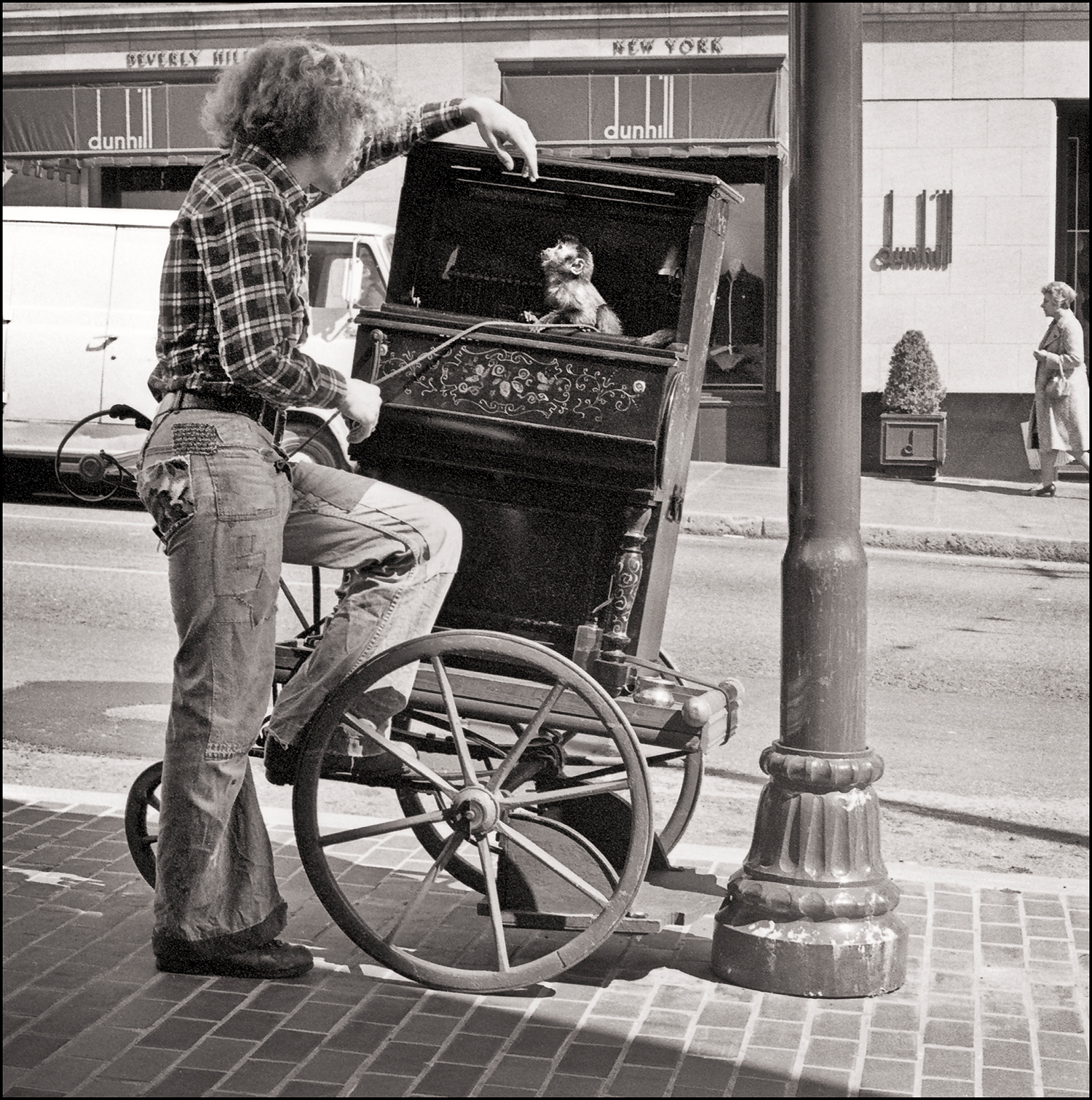 Organ Grinder And His Monkey, San Francisco, 1981