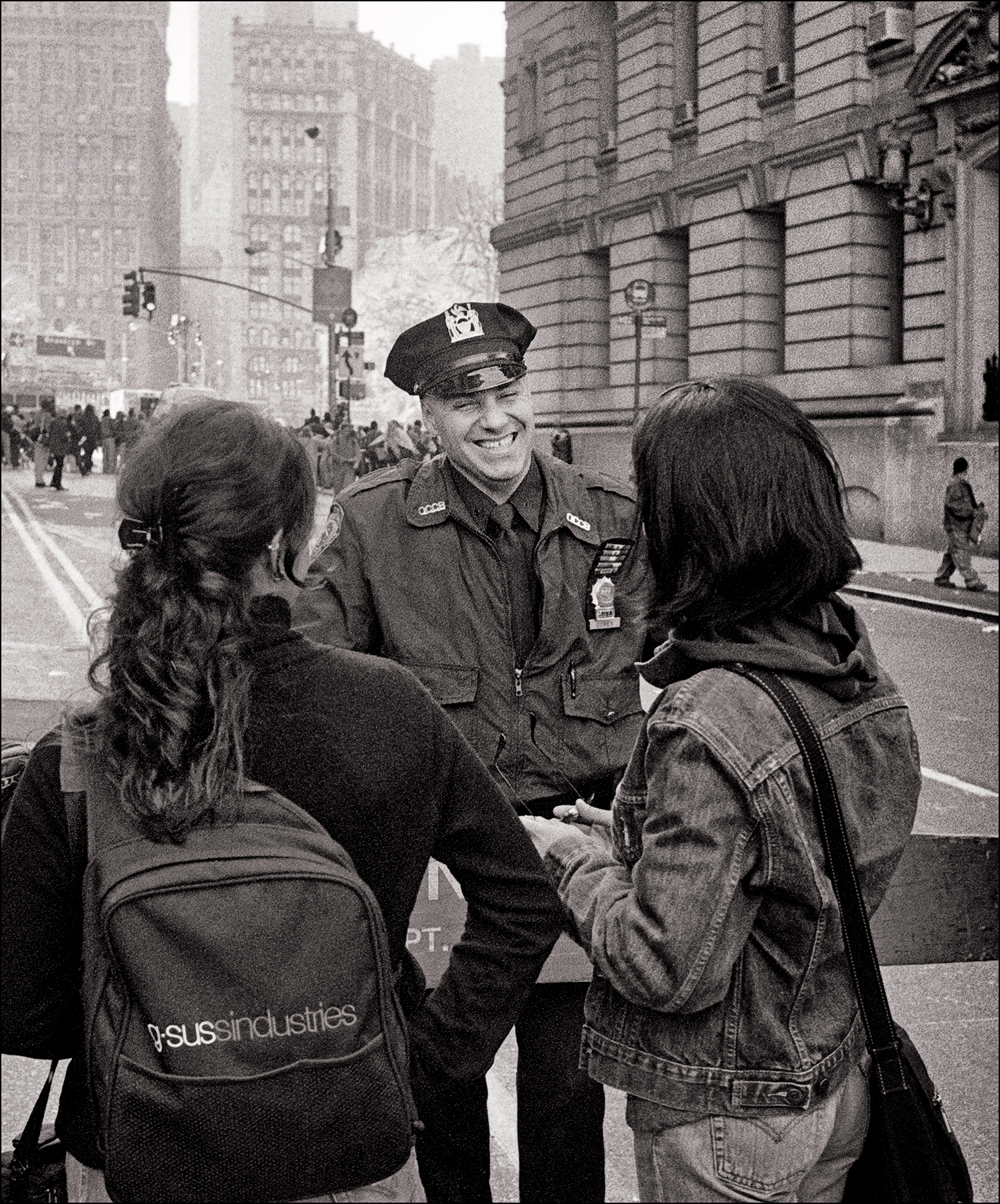 Friendly Cop, New York City, 1999