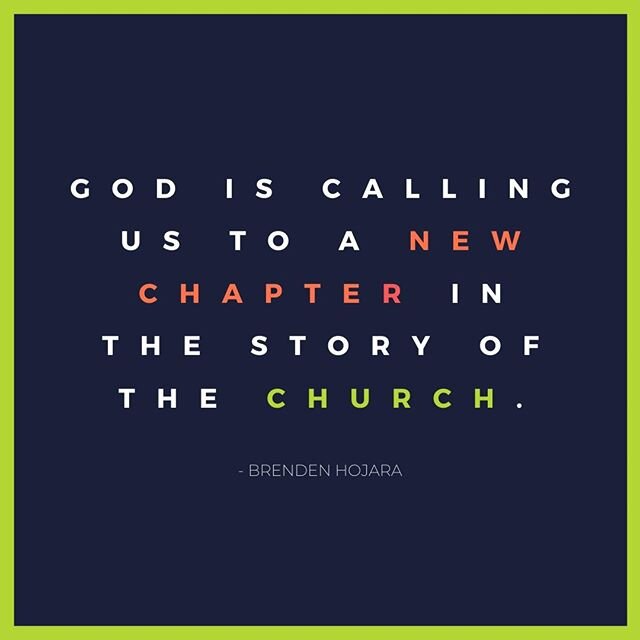&quot;God is calling us to a new chapter in the story of the church.&quot; - @brendenhojara ⁠
⁠
#actsstudy #iamthechurch