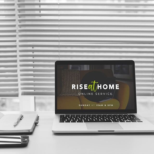 Join us for Rise at Home this Sunday at 10am! Go to risecommunity.org or download the Rise Community App.