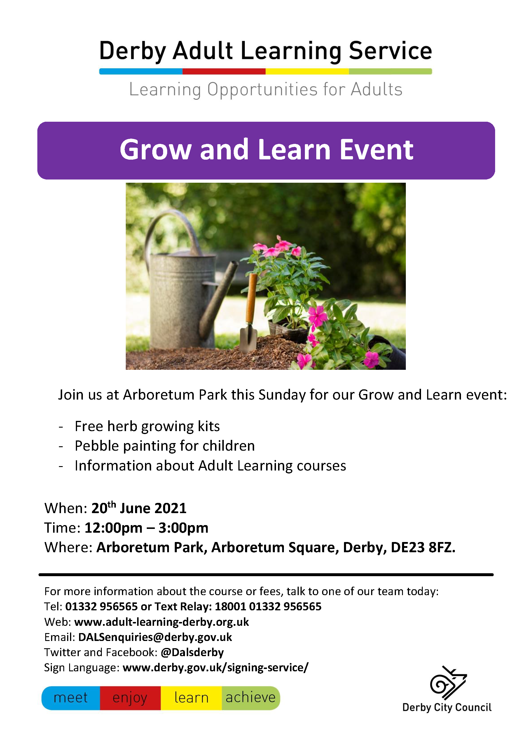 Grow and Learn Event poster Arboretum Park 20.06.21 (002).png