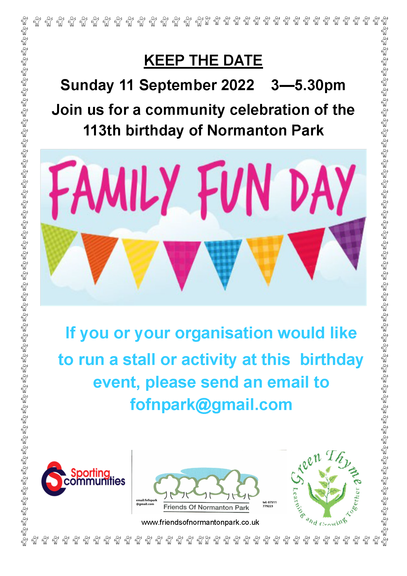 Normanton Park Family Fun Day... SAVE THE DATE!