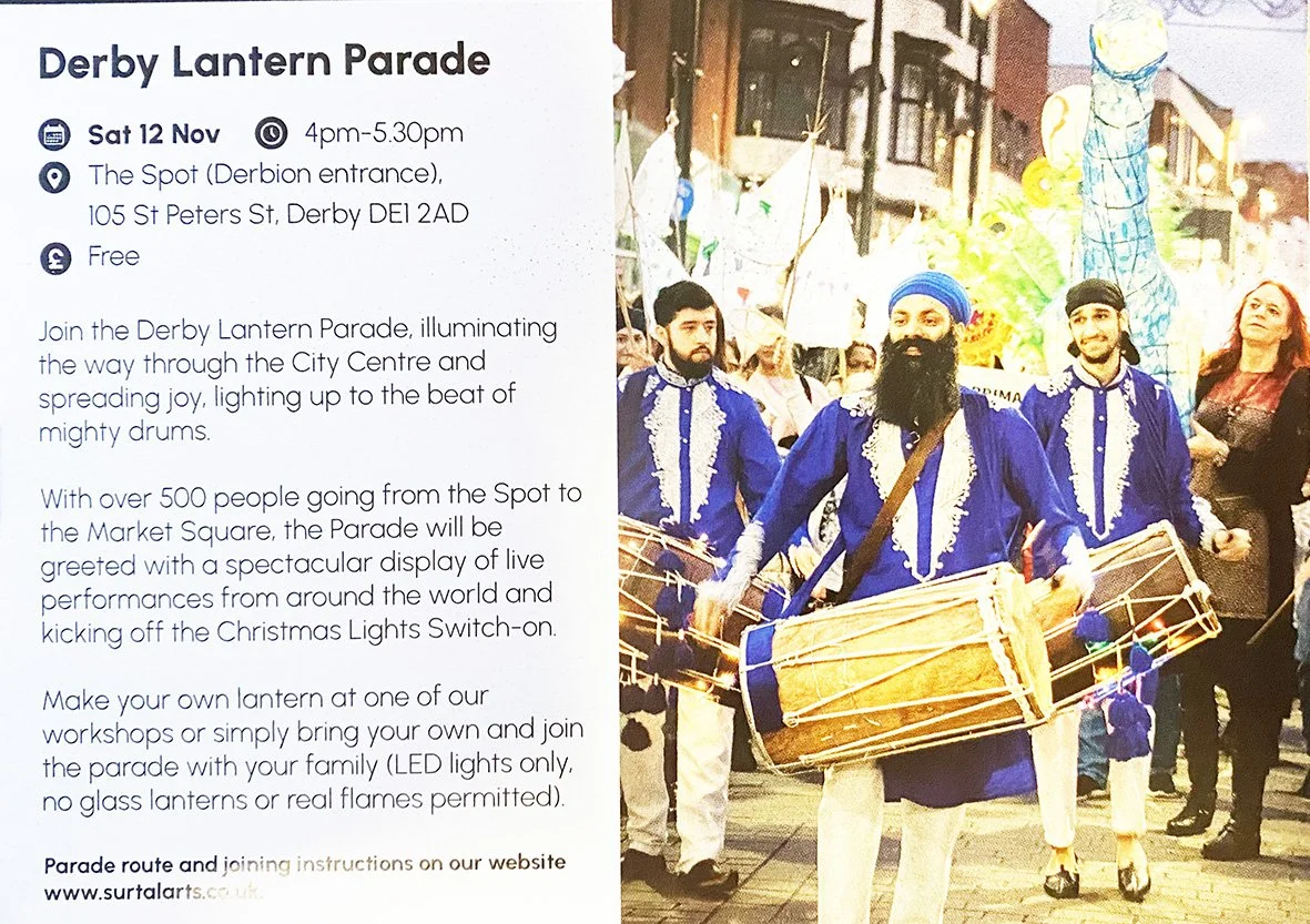 Taking Part in Derby Lantern Parade