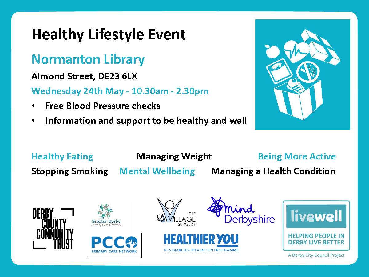 Normanton Library Health  Wellbeing Event 24 May 2023 Edit.png