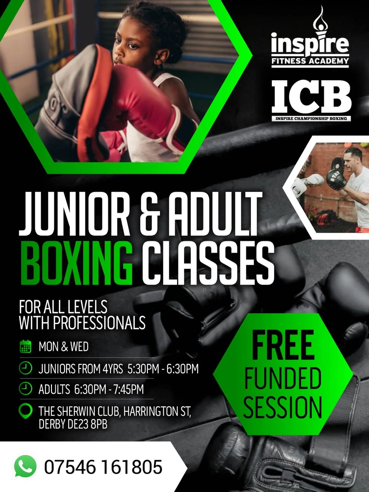 Free Junior Boxing Sessions…