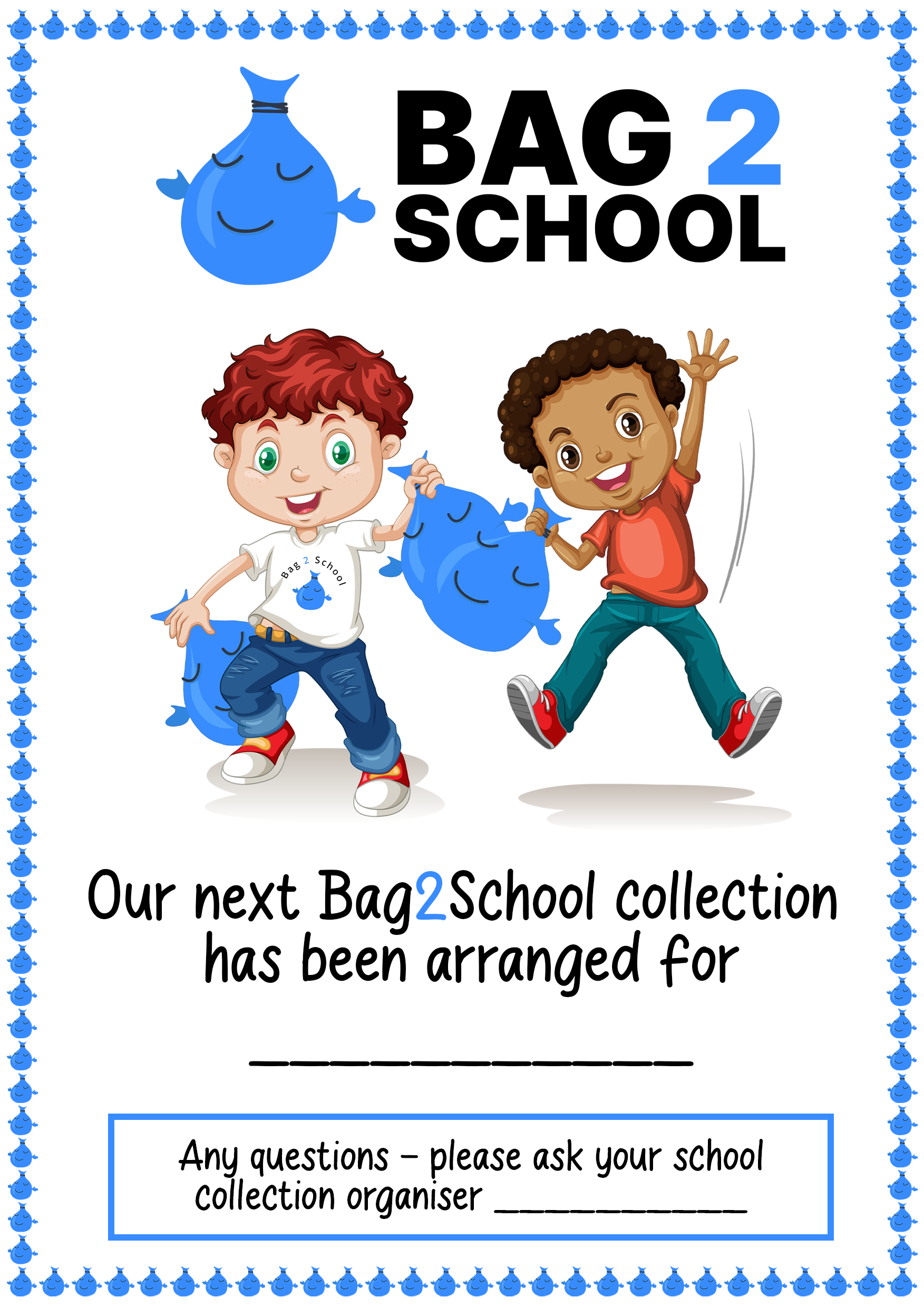 Bag2School - Wednesday 6th May