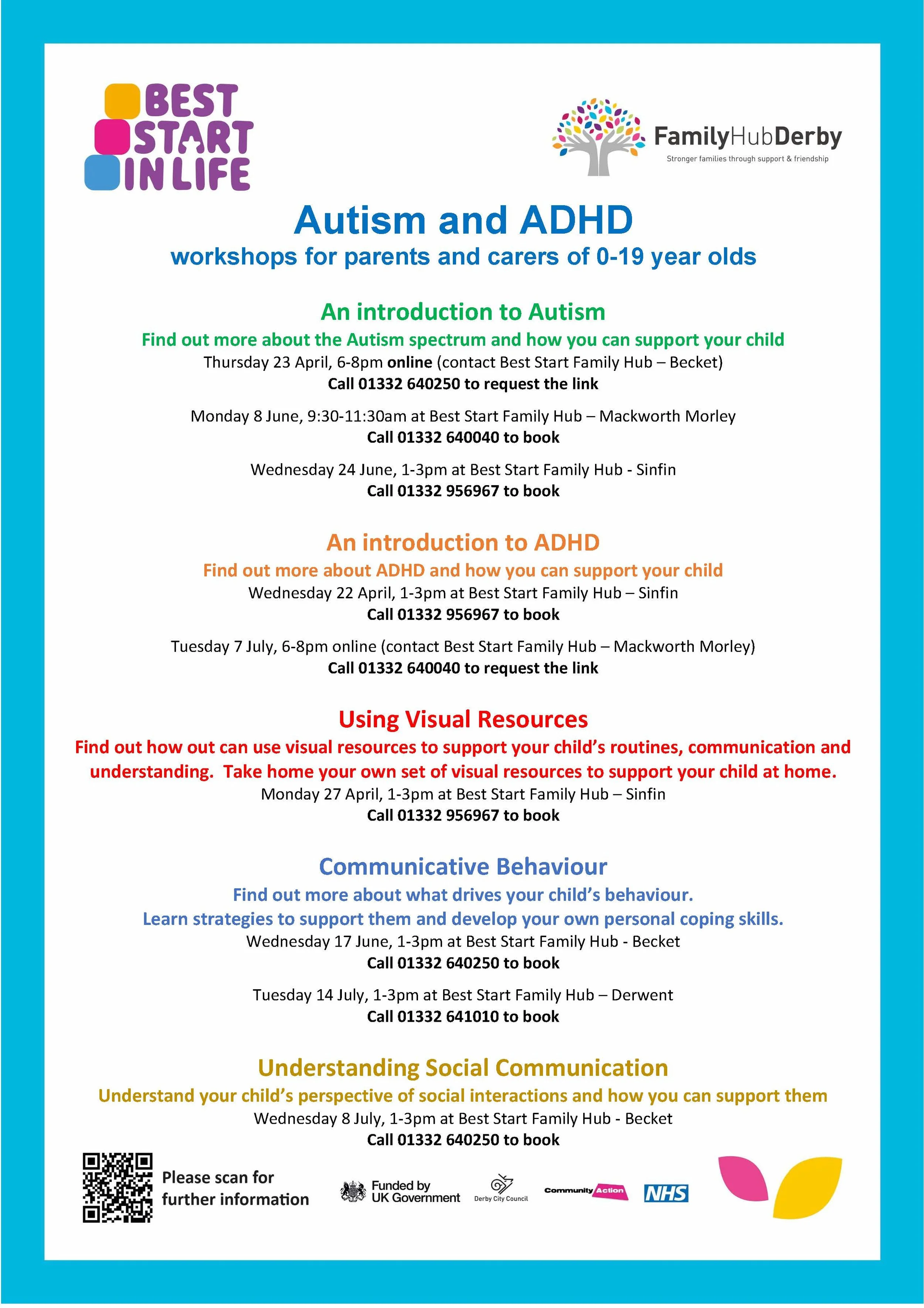 SEND Support from Family Hub Derby