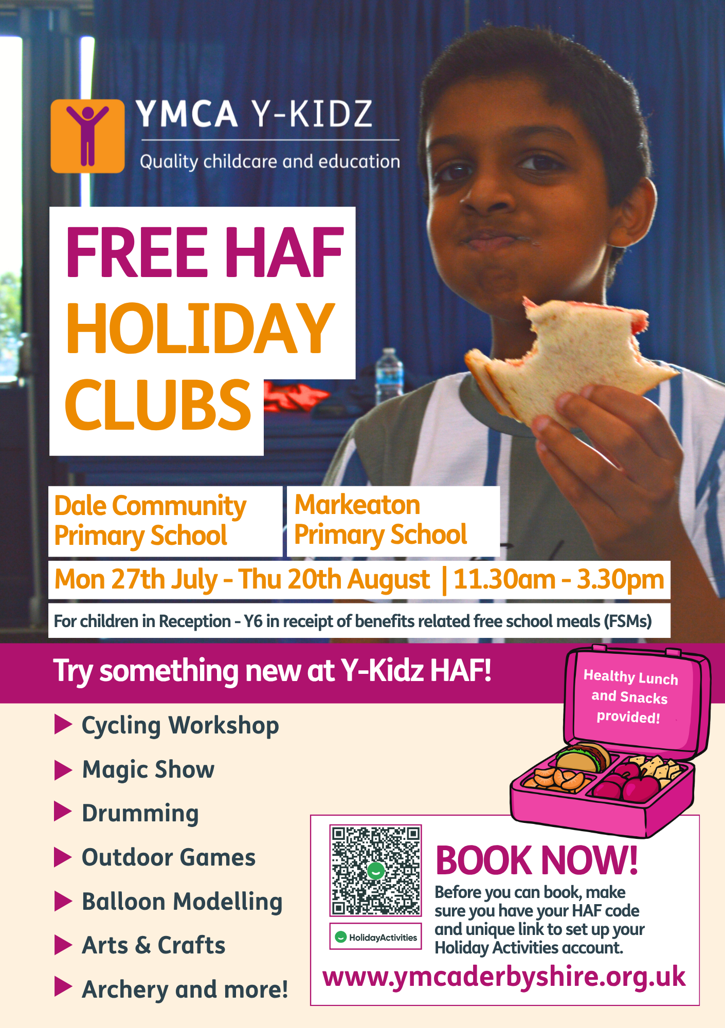 Free HAF Summer Clubs