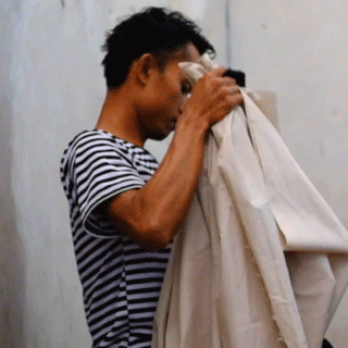 Repurposing textile waste into high-quality sustainable hats at Topiku’s workshop