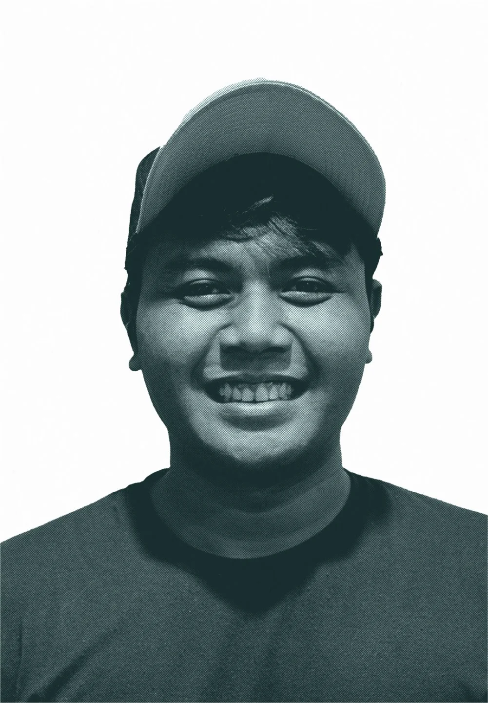 Artisan hand-finishing a recycled fabric hat, showcasing Topiku’s commitment to sustainability