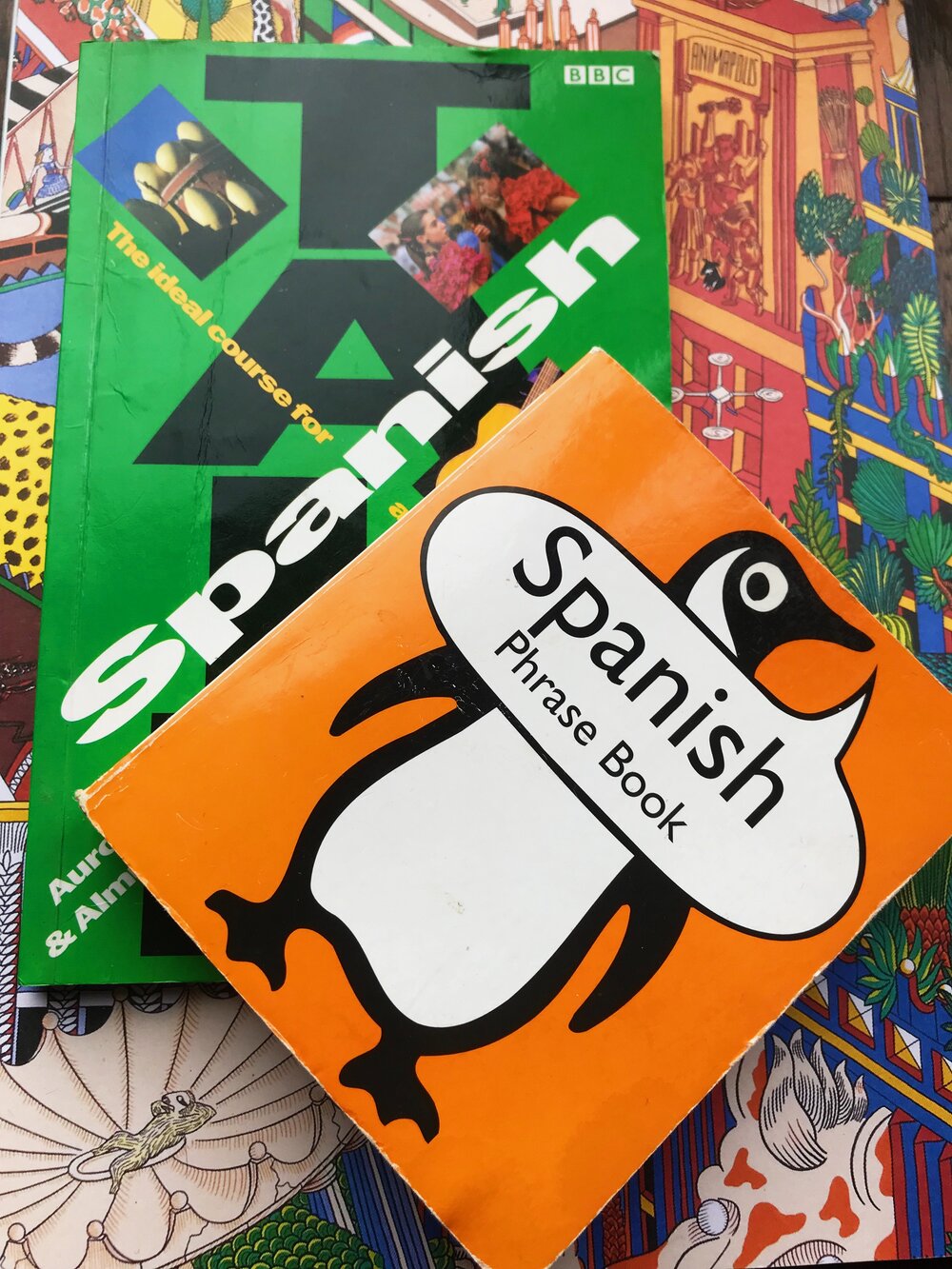 Spanish Phrase book from Seville post on Sincerely Yours Susie blog. Credit photo Susie Cormack Bruce.jpg