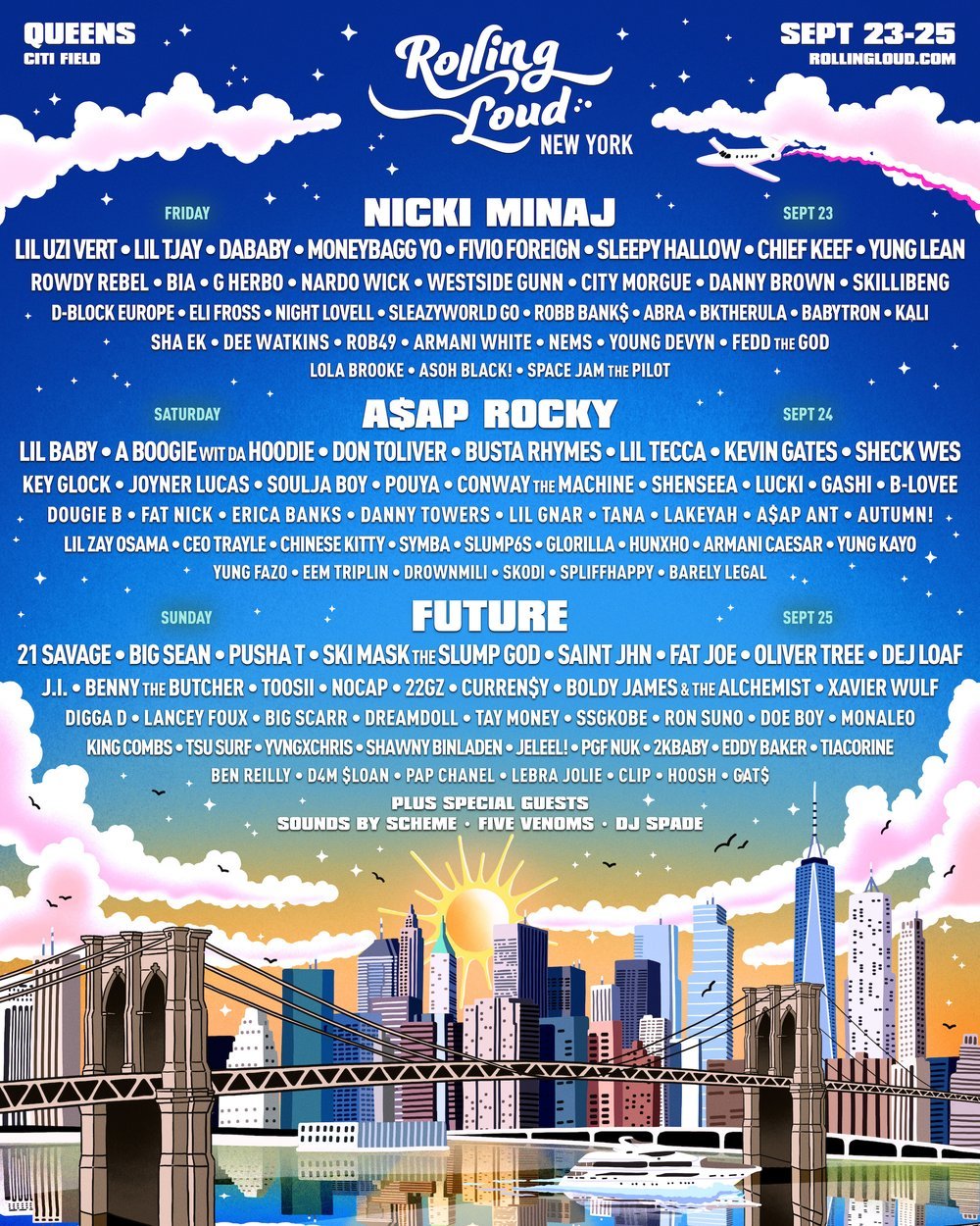 Playboi Carti and Ye Rolling Loud New York 2022 Performance