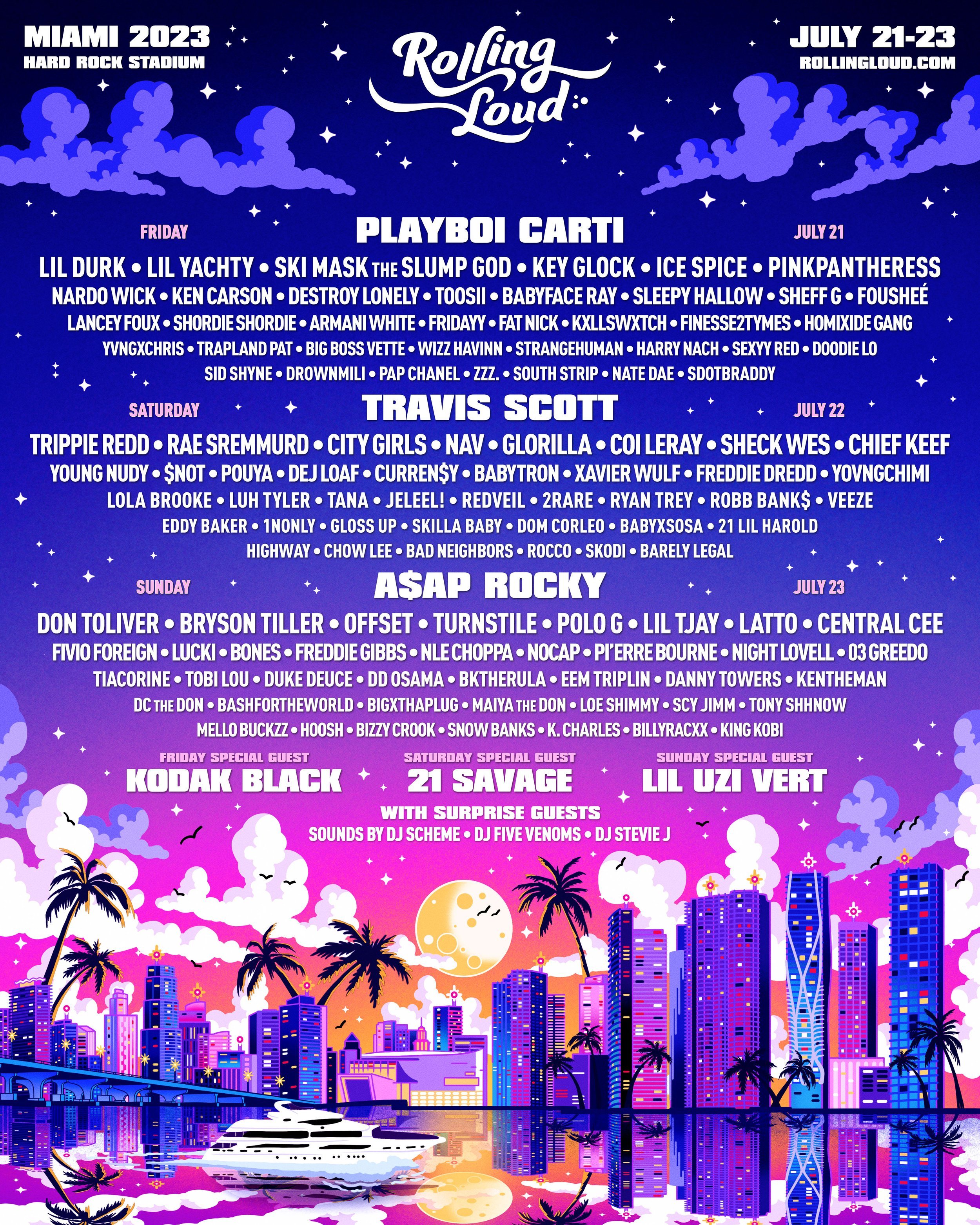 Summer Smash Festival Announced with Kid Cudi, Future, Playboi Carti