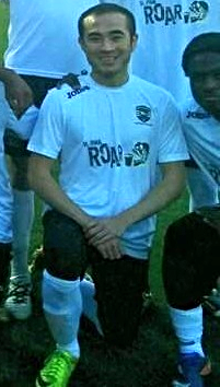 Eddie rounded off his hat-trick with an exquisite chip from the edge of the box.