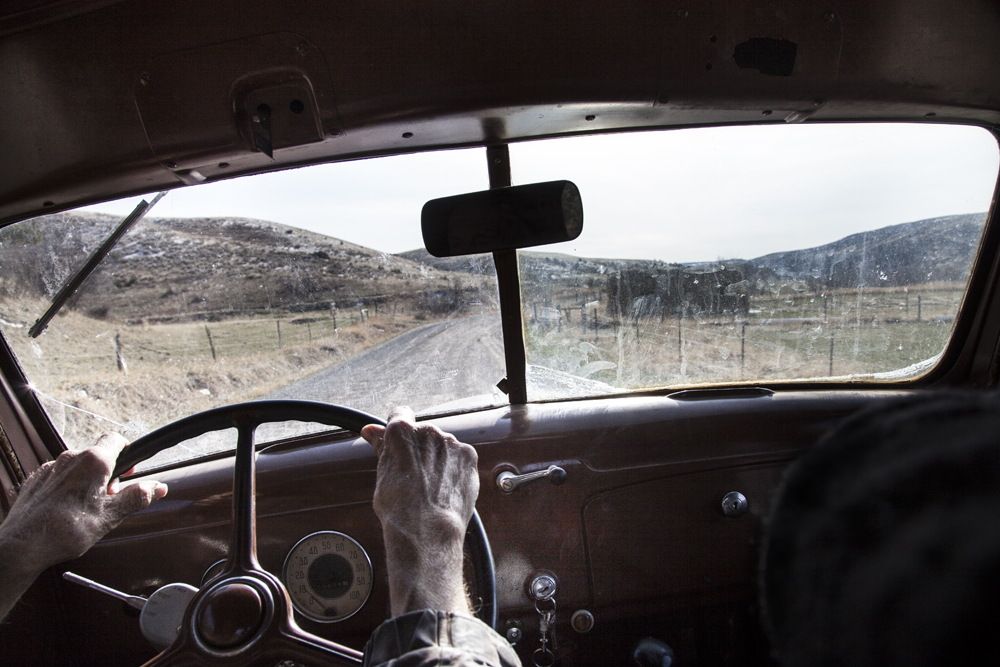 John out in his 1939 Chevy Truck