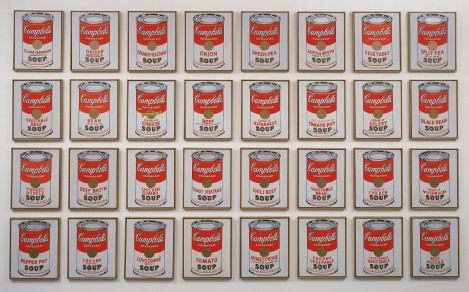 32 Campbell's Soup Cans 1962 - Andy Warhol