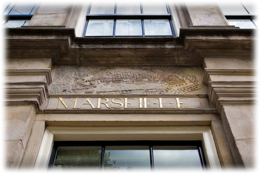 Original Map of Marseille Plaque | Huis Marseille