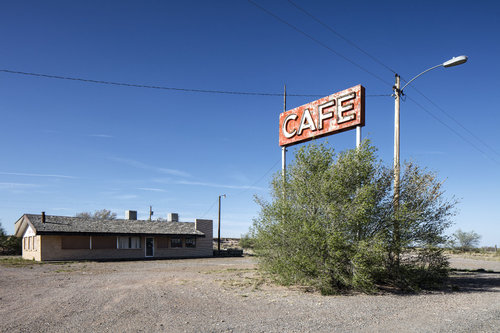 Brian K. Edwards, Café, Encino, New Mexico , 2017