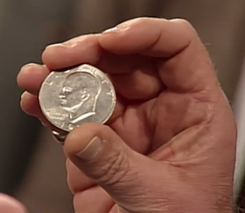 Don't tell grampa we used his fancy quarter!