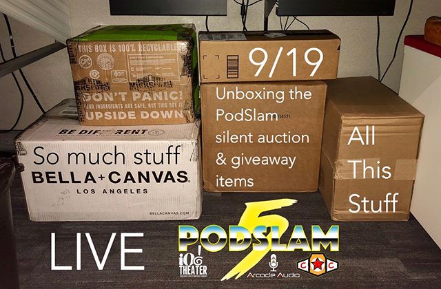 These boxes full of treasure have been under our producer&rsquo;s desk at work for over a week. On 9/19, live from the places that let you do that, we&rsquo;re going to unbox these suckers and give you a look at all the great things that will be a pa