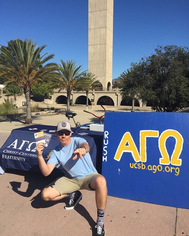 Come check us out in front of the UCen until 2:30!! If you have any further questions come visit the house! (6517 Madrid Rd) in Isla Vista! #rushΑΓΩ #UCSBΑΓΩ #ucsbifc