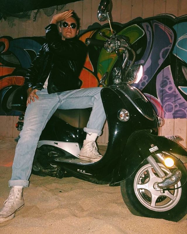 Delta Gamma, meet your new Anchorman Tyler! This man is the epitome of a swipe right and he drives a scooter #stayclassyDG