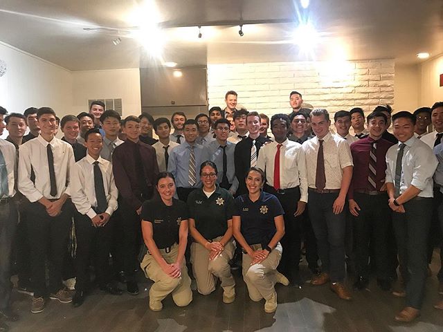 A big thank you to the men and women who keep the streets of Isla Vista safe! It was a privilege to have these detectives come and speak on pressing matters in our community including sexual assault prevention. We look forward to working with the UCSB Police Department in order to ensure that people stay safe and educated. #kappasigma