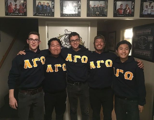 Introducing Alpha Gamma Omega's newest additions, the Beta Tau class. We are blessed to have these 5 young men into our organization and are excited to see them grow and contribute as brothers of AГΩ
Andrew "Orion" Jackson
Kevin "Pollux" Garrett
Joshua "Odysseus" Paik
William "Theseus" Lao
Kevin "Icarus" Watson