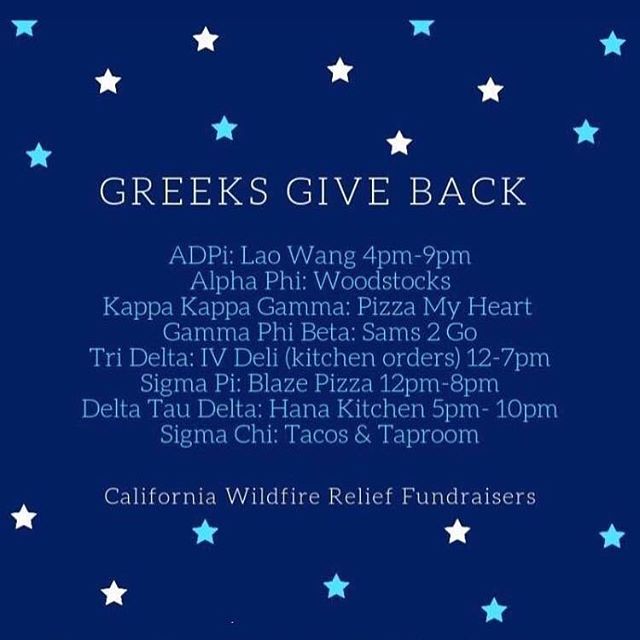 Take a study break today and feast around IV for a good cause! 🍽🤘🏼