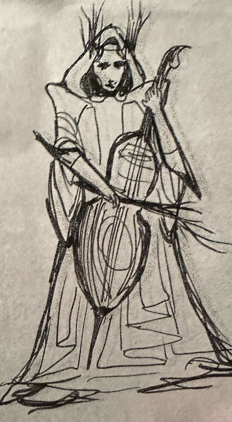 Concept sketch for "Ritual" for Konstantinos Baras