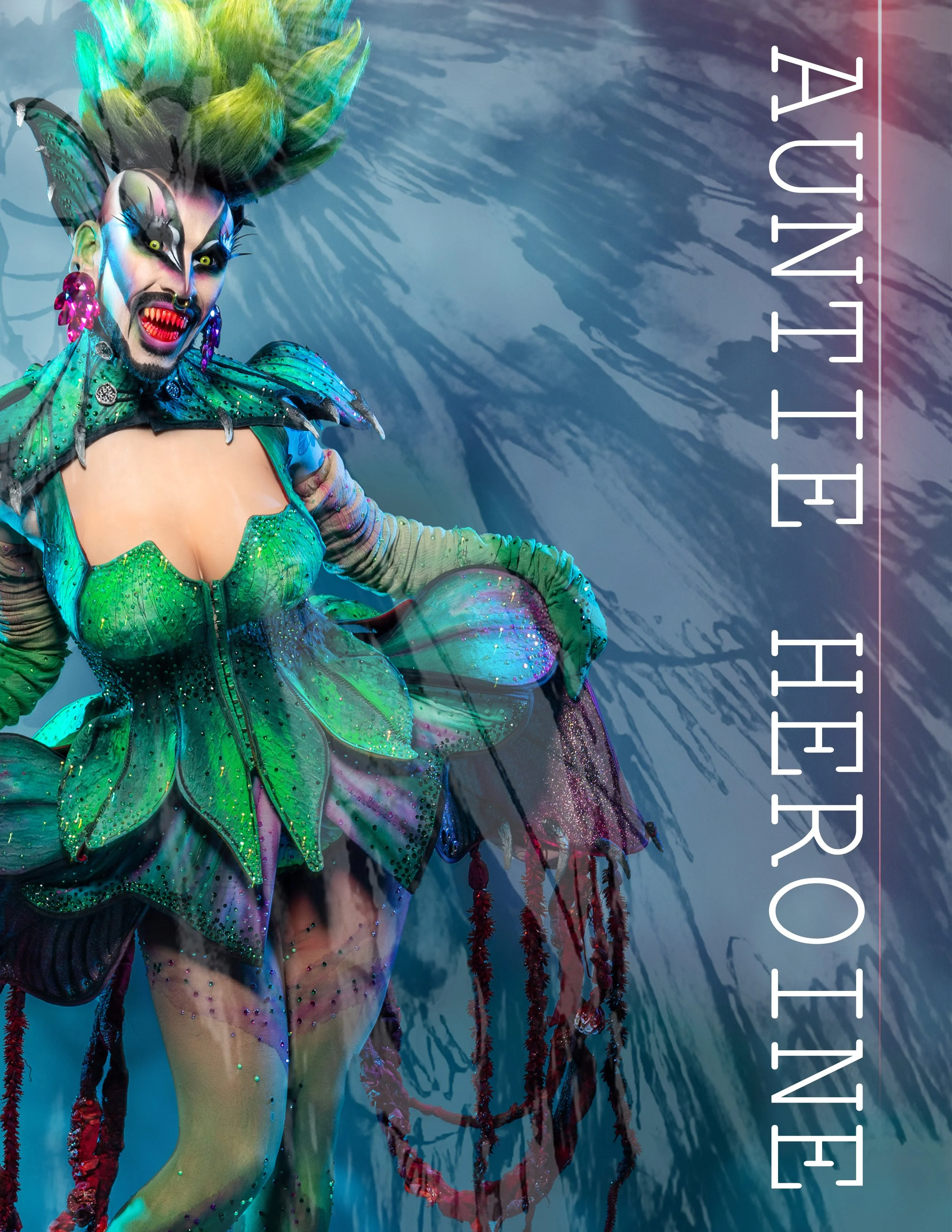 Dragula S666 E1 Horror Icons costume collaboration with Auntie Heroine