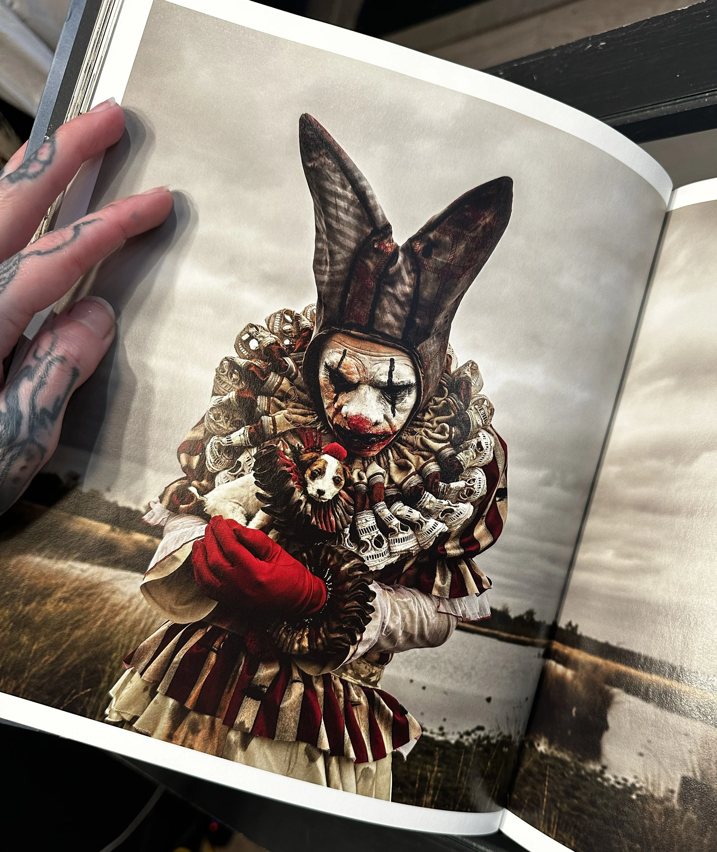 Svenpuss collaboration with Mothmeister for
Mothmeister: Dark and Dystopian Post-Mortem Fairy Tales Book