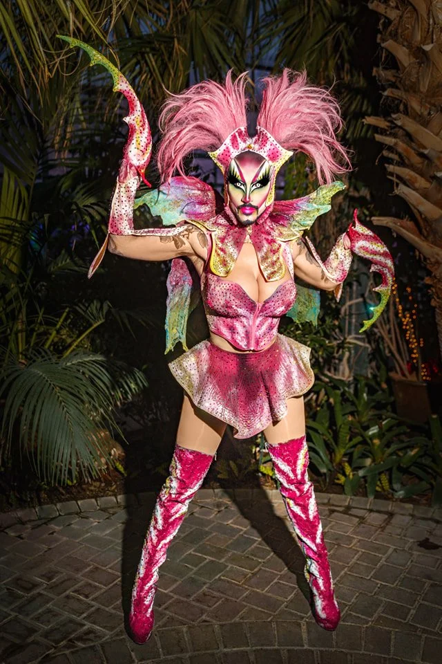 Praying Mantis costume collaboration with Auntie Heroine