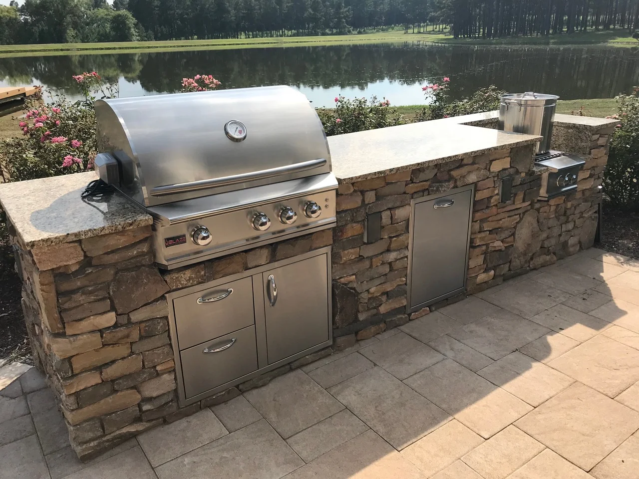 Custom Outdoor Kitchens Greensboro Nc Graham Nc Burlington Nc The Flame Company
